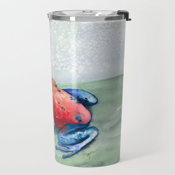 Blue Jean Frog Travel Mug