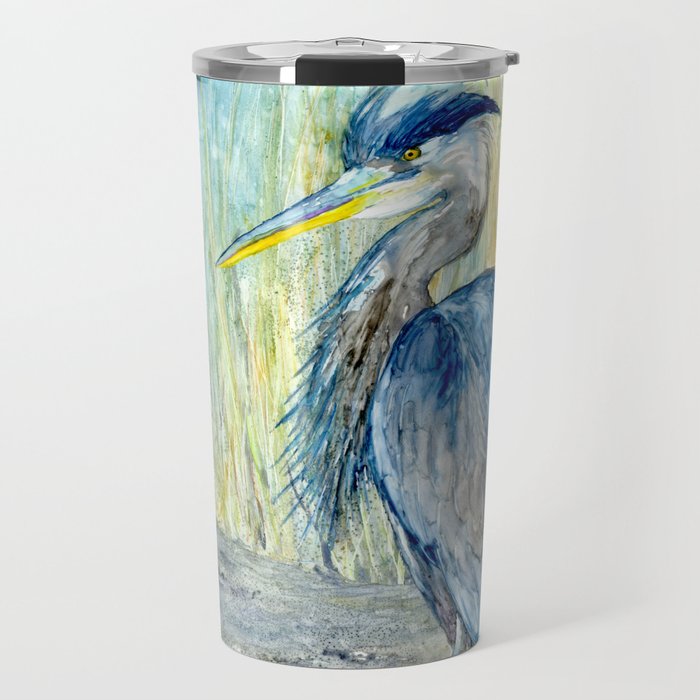 Great Blue Heron Travel Mug