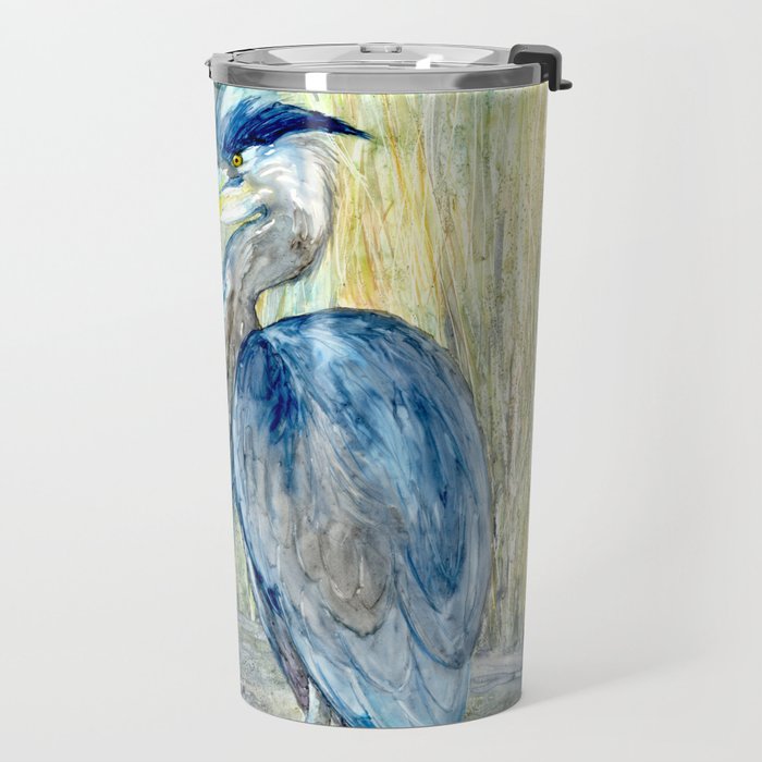 Great Blue Heron Travel Mug