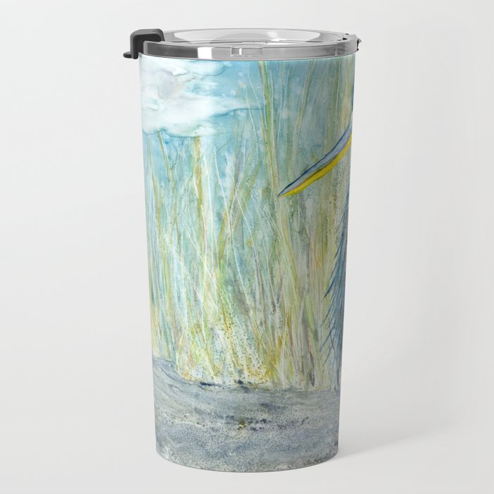 Great Blue Heron Travel Mug