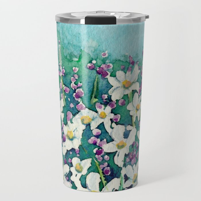 Dancing Daisies Travel Mug