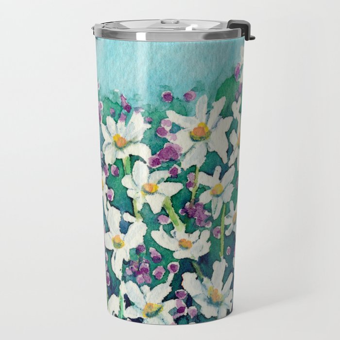 Dancing Daisies Travel Mug