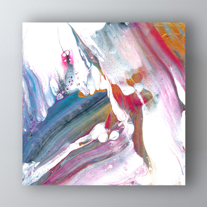 Abstract Art - Pyrrhus Modern Contemporary Art Print Brazen Design Studio Slate Gray