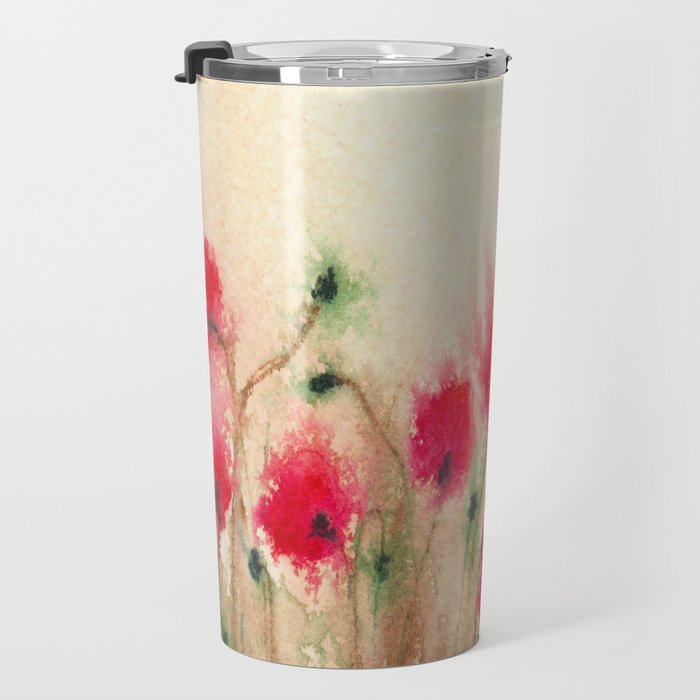 Field of Poppies Travel Mug