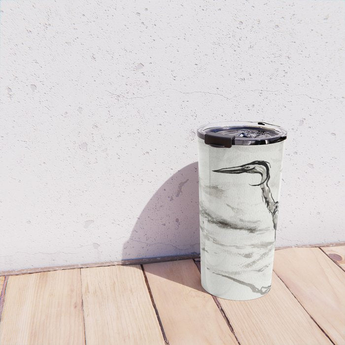 Graceful Crane Travel Mug