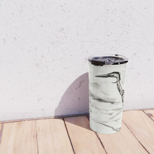 Graceful Crane Travel Mug