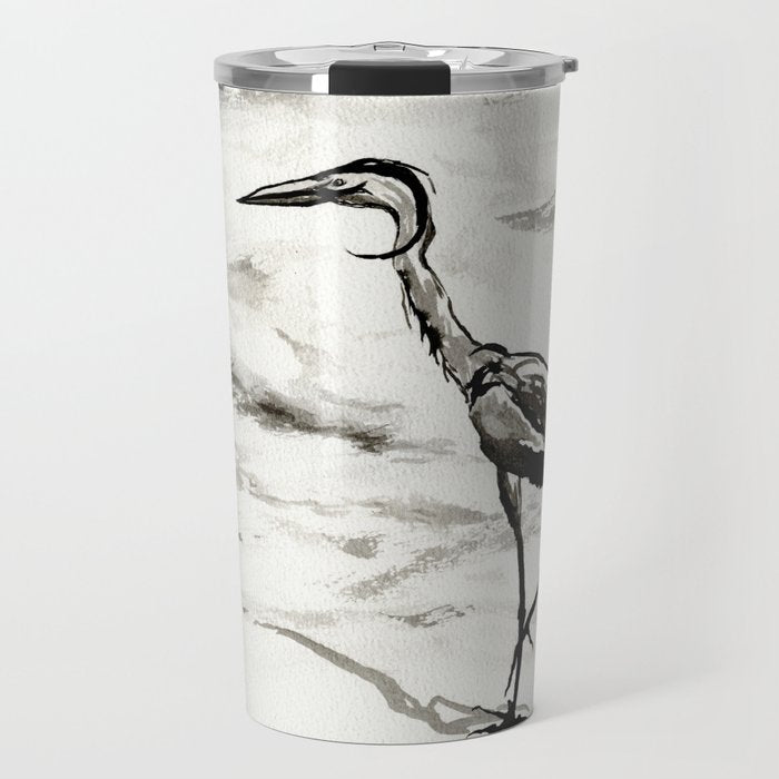 Graceful Crane Travel Mug