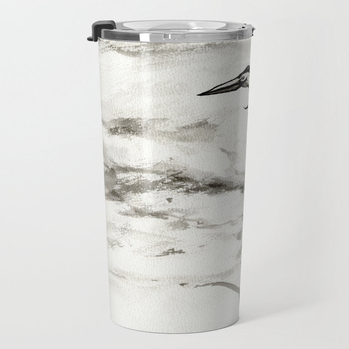 Graceful Crane Travel Mug
