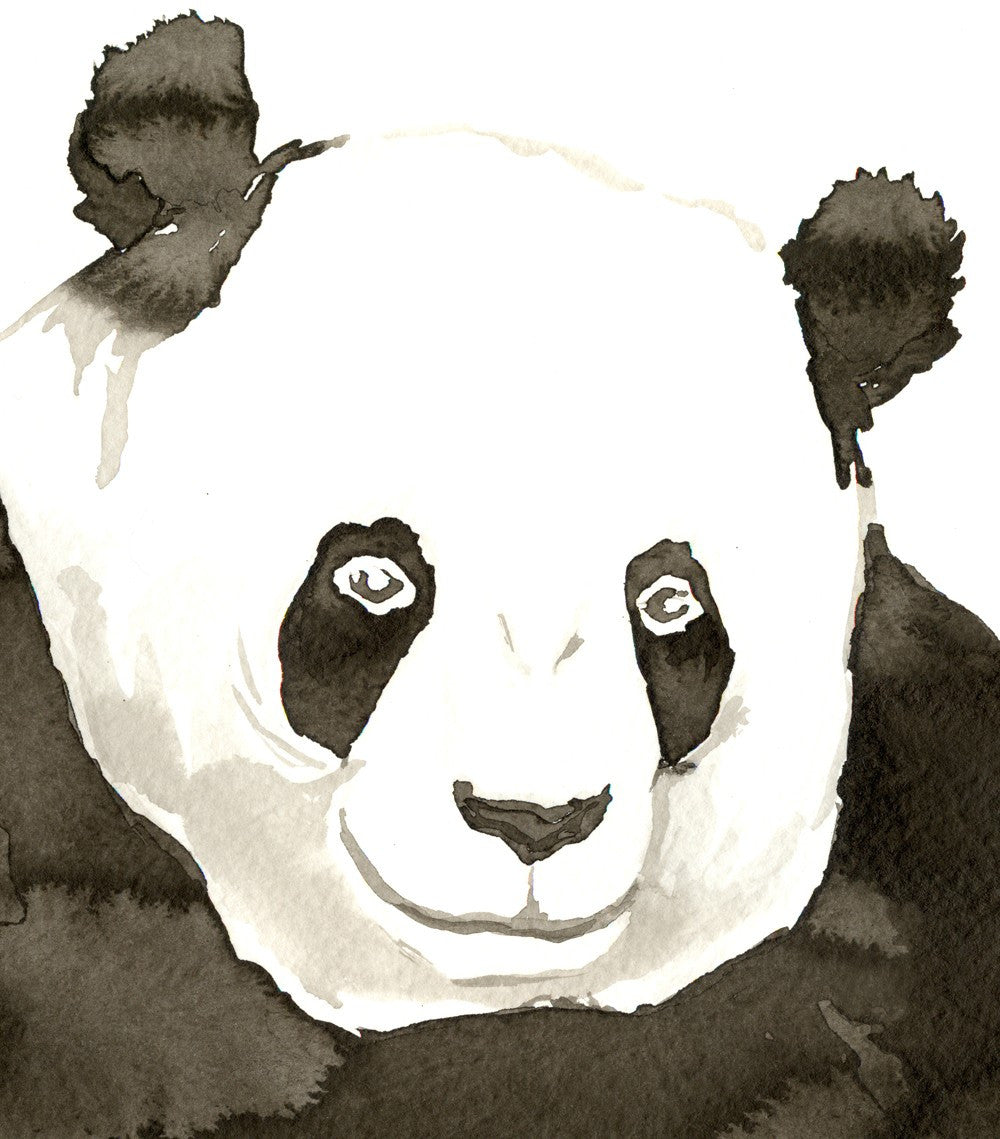 Panda Bear - Painting - Brazen Design Studio