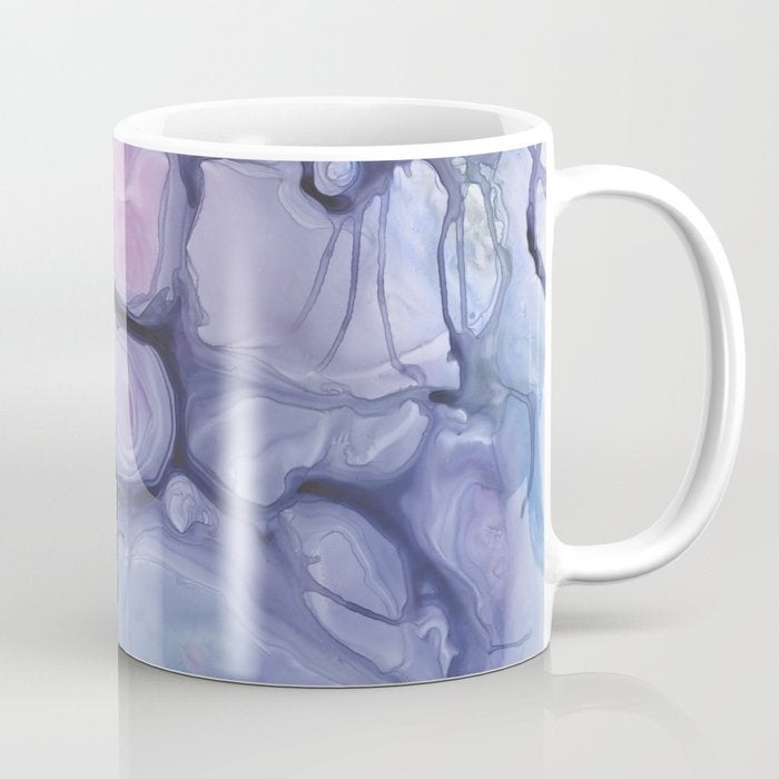 Artistic Abstract Coffee Mug - Kitchen Decor Mug Drinkware Brazen Design Studio Dark Gray