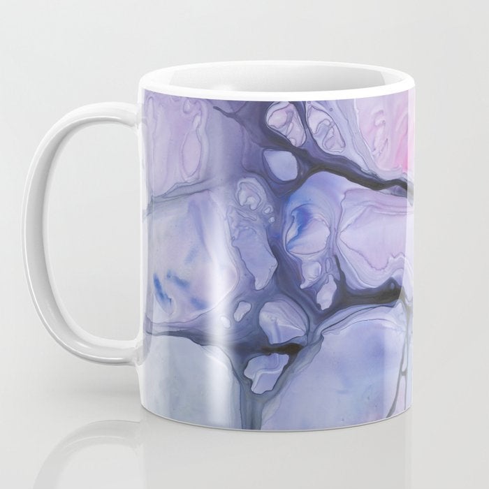Artistic Abstract Coffee Mug - Kitchen Decor Mug Drinkware Brazen Design Studio Dark Gray