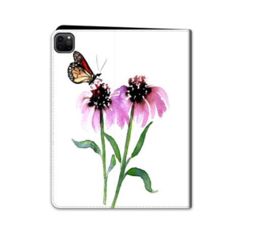 Monarchfalter Sonnenhut iPad Folio Hülle