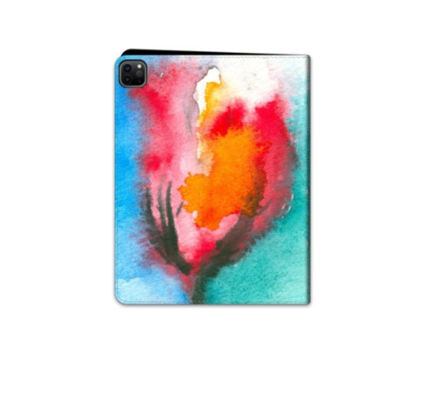 Abstract Tulip iPad Folio Case