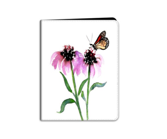 Monarch Butterfly Coneflower iPad Folio Case