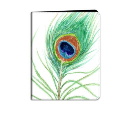 Peacock Feather iPad Folio Case