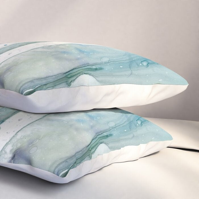 Faerie Duvet Cover - Nature Modern Bedding - Twin Queen or King Size Duvet or Comforter Brazen Design Studio Light Gray