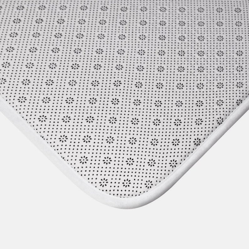 Rocky Mountains Bath Mat - Landscape Bathroom Mats - Bath Decor - Bathroom Rugs - Home Decor Brazen Design Studio Light Gray