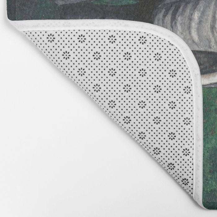 Elephant Bath Mat - Wildlife Nature Bathroom Mats - Bath Decor - Bathroom Rugs - Home Decor Brazen Design Studio Lavender