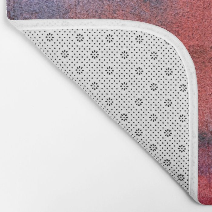Summer's End Bath Mat - Landscape Bathroom Mats - Bath Decor - Bathroom Rugs - Home Decor Brazen Design Studio Light Gray