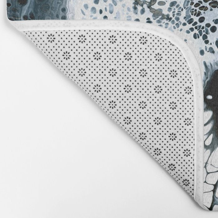 Abstract Art Seolfor Bath Mat - Bathroom Mats - Bath Decor - Bathroom Rugs - Home Decor Brazen Design Studio Light Gray