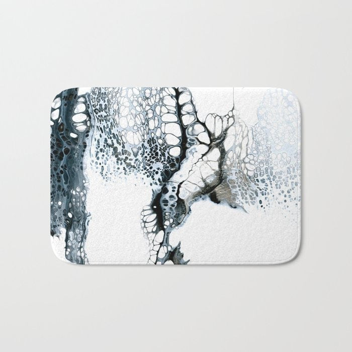 Abstract Art Seolfor Bath Mat - Bathroom Mats - Bath Decor - Bathroom Rugs - Home Decor Brazen Design Studio Lavender