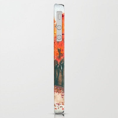 Autumn Journey Phone Case - Landscape Painting - Cell Phone Cover - Designer iPhone Samsung Case Brazen Design Studio Sienna