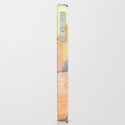 Phone Case Autumn Reflections Painting Art - Designer iPhone Samsung Case Brazen Design Studio Light Goldenrod