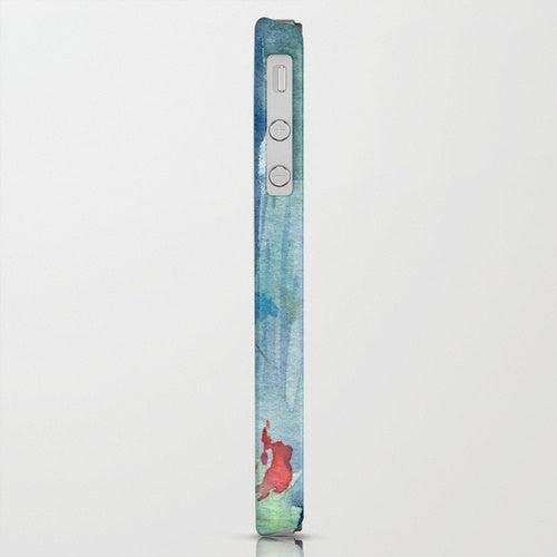 Geisha Phone Cover - Memoirs of a Geisha Painting - Designer iPhone Samsung Case Brazen Design Studio Dark Sea Green