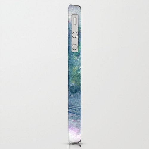 Watercolor Phone Case - Haunted Lane - Impressionist - Designer iPhone Samsung Case Brazen Design Studio Slate Gray