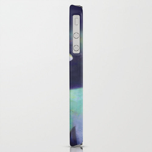 Floral Phone Case Zen Waterlily - Cell Phone Cover - Designer iPhone Samsung Case Brazen Design Studio Dark Slate Gray