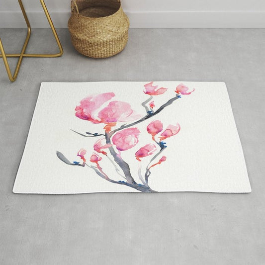 Japanese Magnolia Area Rug