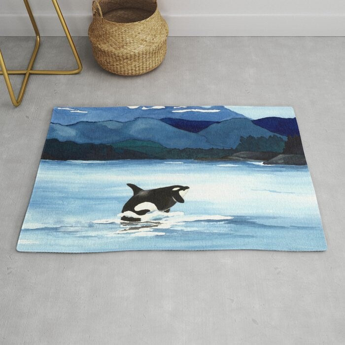 Orca Breach Area Rug