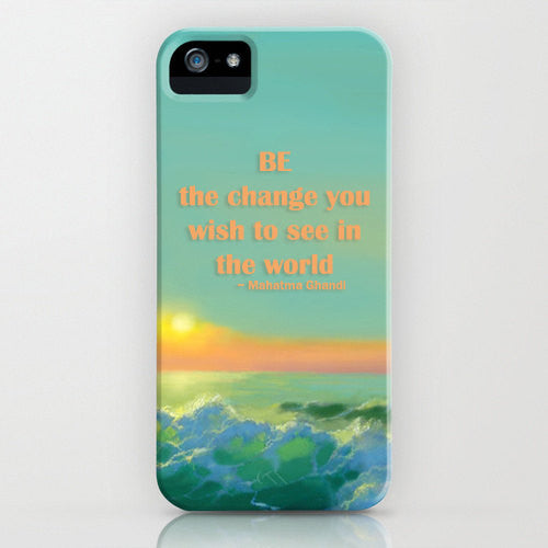 Personalized Phone Case - Custom Inspirational Quote Case - Designer iPhone 6 Samsung S5 Case Brazen Design Studio Dark Sea Green