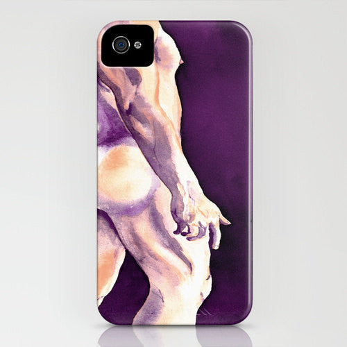 Phone Case Temptation - Figurative Male - Designer iPhone Samsung Case Brazen Design Studio Dark Slate Gray