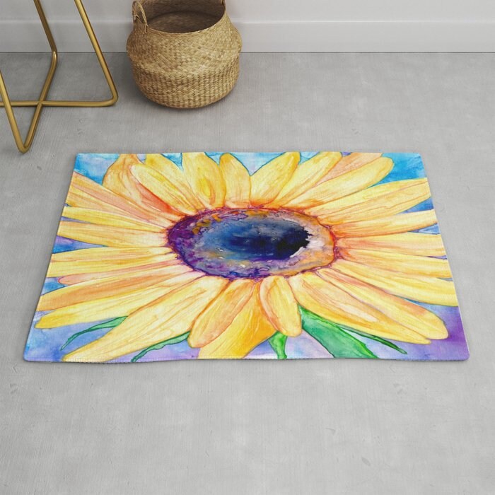 Sunflower Area Rug