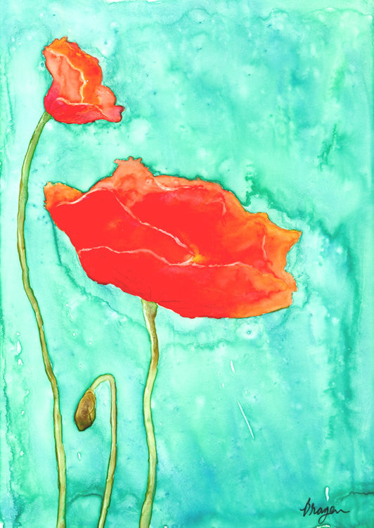 Poppy Trio Brazen Design Studio Tomato