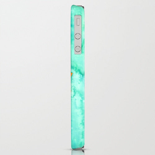 Floral Phone Case - Poppy Trio Painting - Designer iPhone Samsung Case Brazen Design Studio Aquamarine