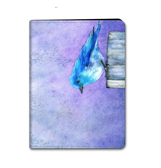 iPad Bluebird Case - Mini iPad Air iPad Folio Case - Designer Device Cover Brazen Design Studio Medium Purple