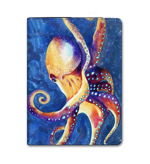Octopus Art - iPad Folio Case - Designer Device Cover Brazen Design Studio Sandy Brown