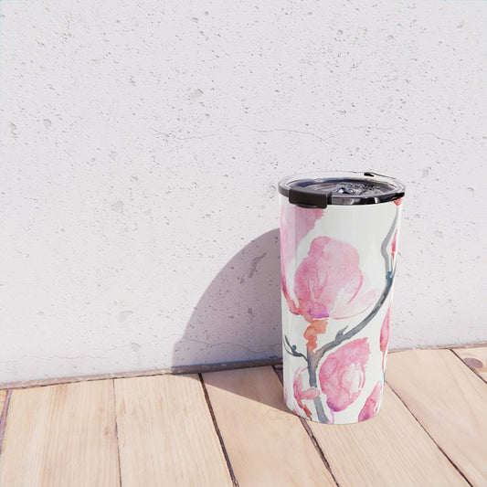 Japanese Magnolia Travel Mug