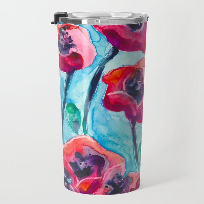 Poppy Sky Travel Mug