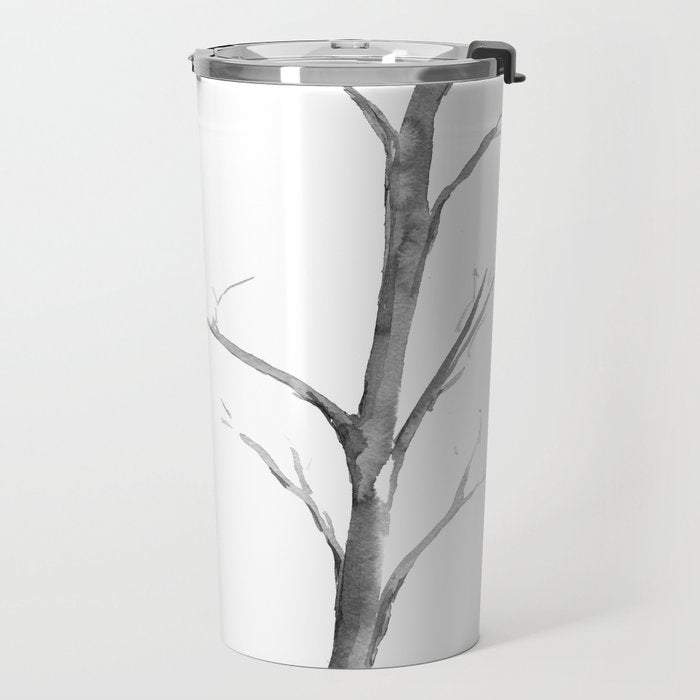 Raven in a Tree Travel Mug