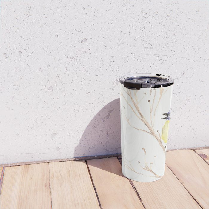 Yellow Wagtail Travel Mug