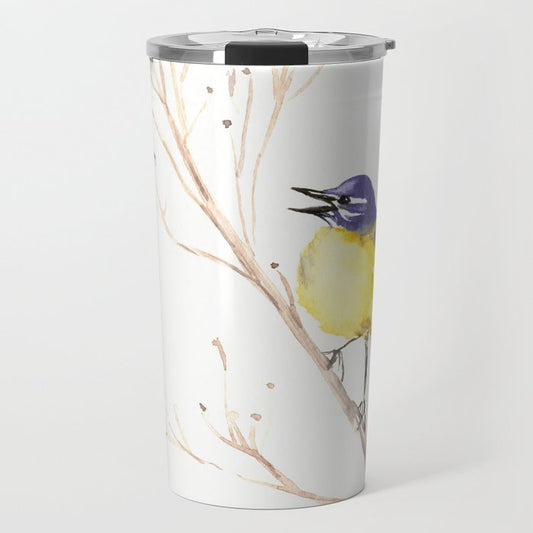 Yellow Wagtail Travel Mug