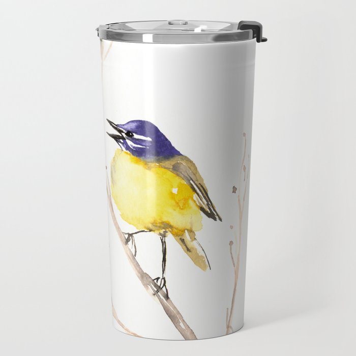 Yellow Wagtail Travel Mug